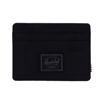 Herschel Polyester Card Holder Unisex Black