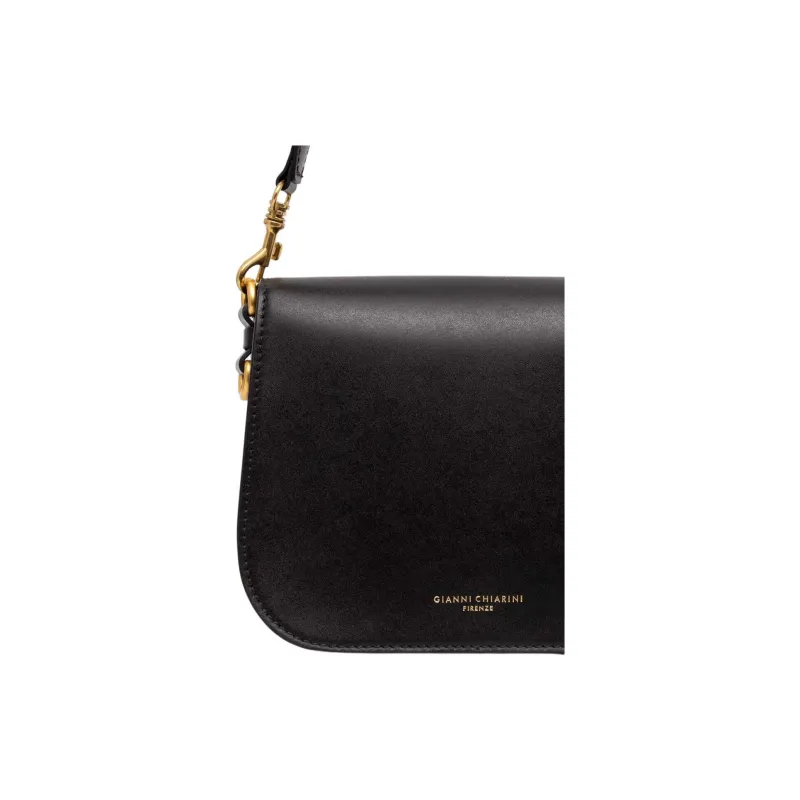 GIANNI CHIARINI Leather Crossbody Bag Shoulder Bag Women's Black-4