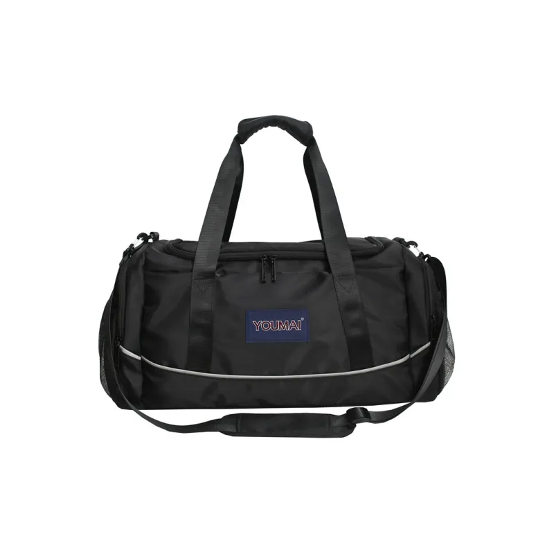 MTribe Nylon With Mesh Travel Bag Unisex Khaki/Black/Red/Yellow/Pink/Blue/Green-0