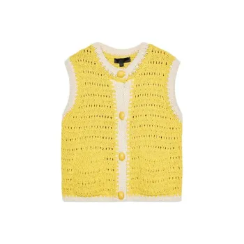 ZARA Tank Tops Women's Yellow