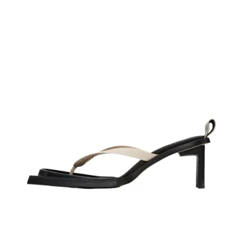 MIISTA Flip Flops Women's Light Brown