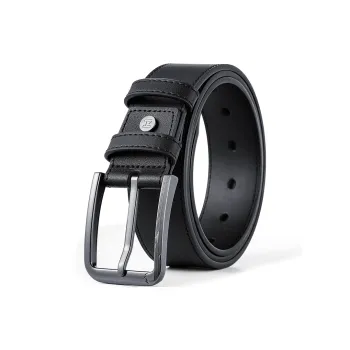 HLA Split Cow Leather Belts Men's 3.75cm