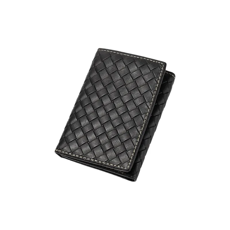 Yalu Top Grain Cow Leather With Polyester Wallet Men's Multicolor-6