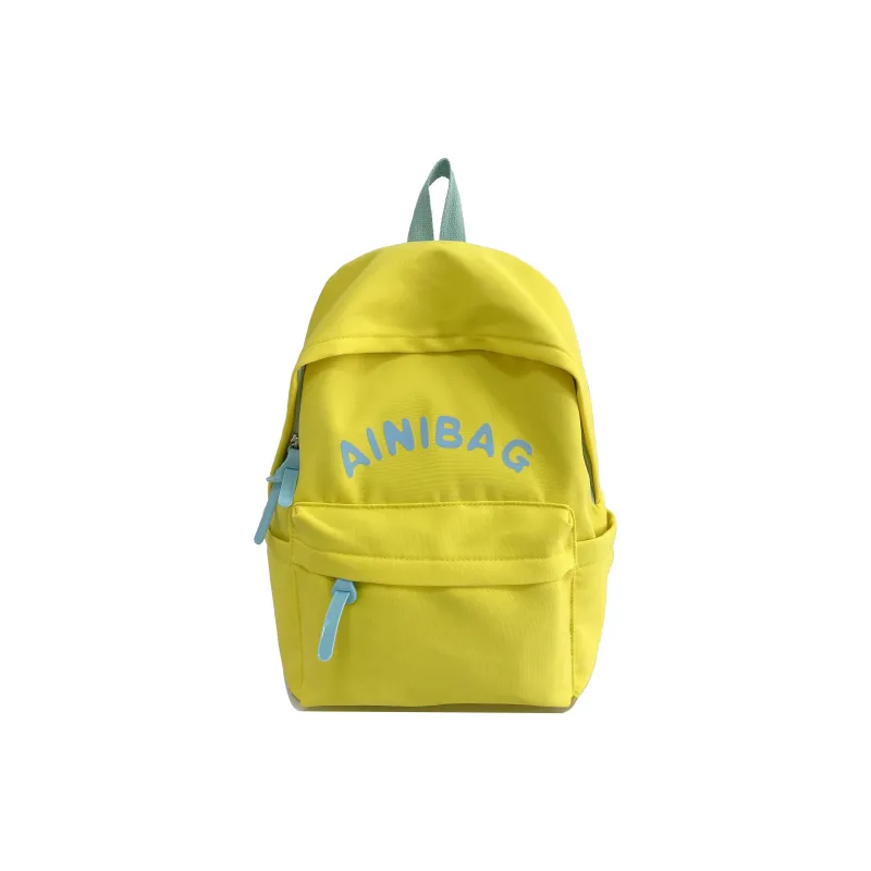 AIBAG Nylon Backpack Unisex Yellow/Blue-0