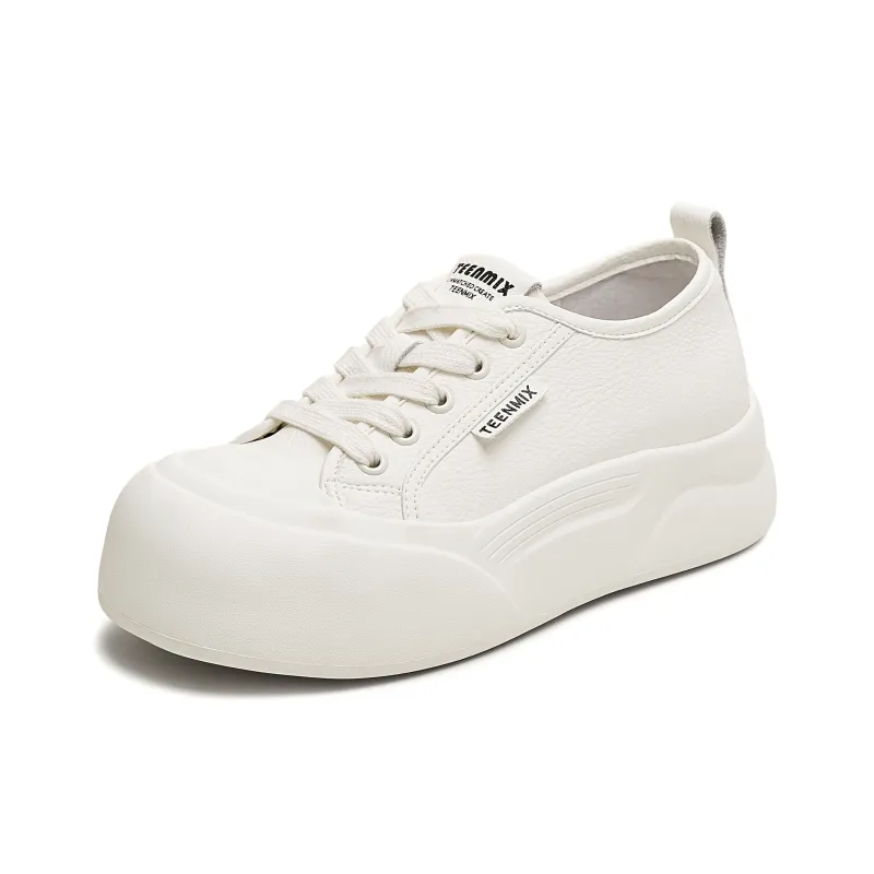 Teenmix Slip Resistant Cushioning, Breathable, Height Increasing Low Top Skateboard Shoes Women's-1