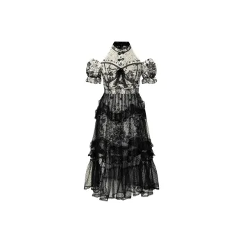 LULUALWAYS Short Sleeved Dress Women's