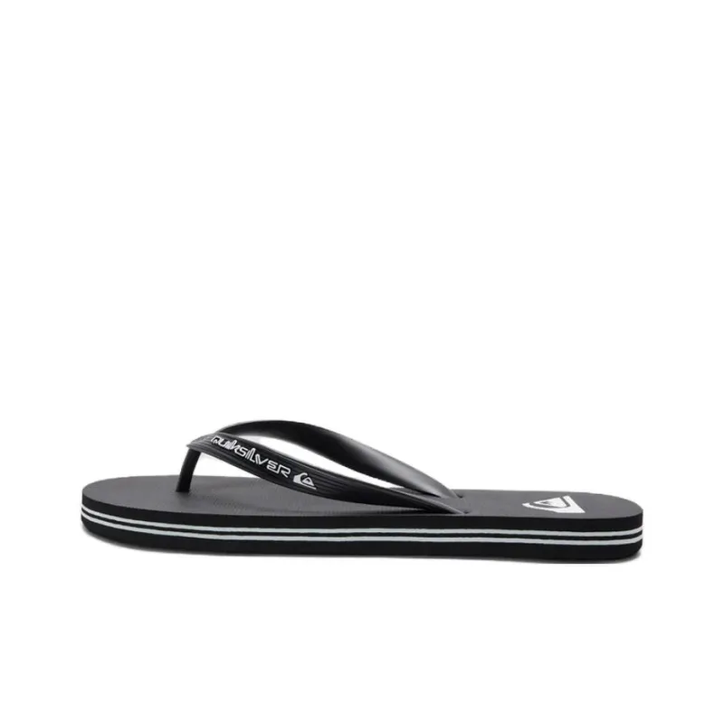 Quiksilver Molokai Core Slip Resistant Flip Flops Men's Black-0