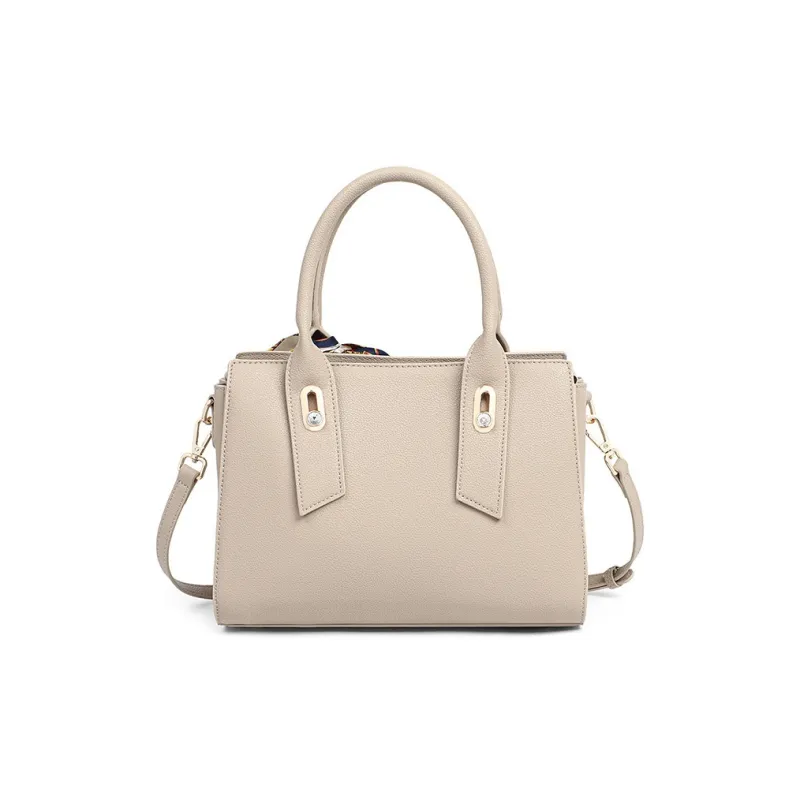 CNNCOO Cow Leather Shoulder Bag, Crossbody Bag, Handbag Regular Women's Creamy Apricot-3