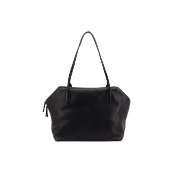 THE ROW Leather Shoulder Bag Regular Women's Black