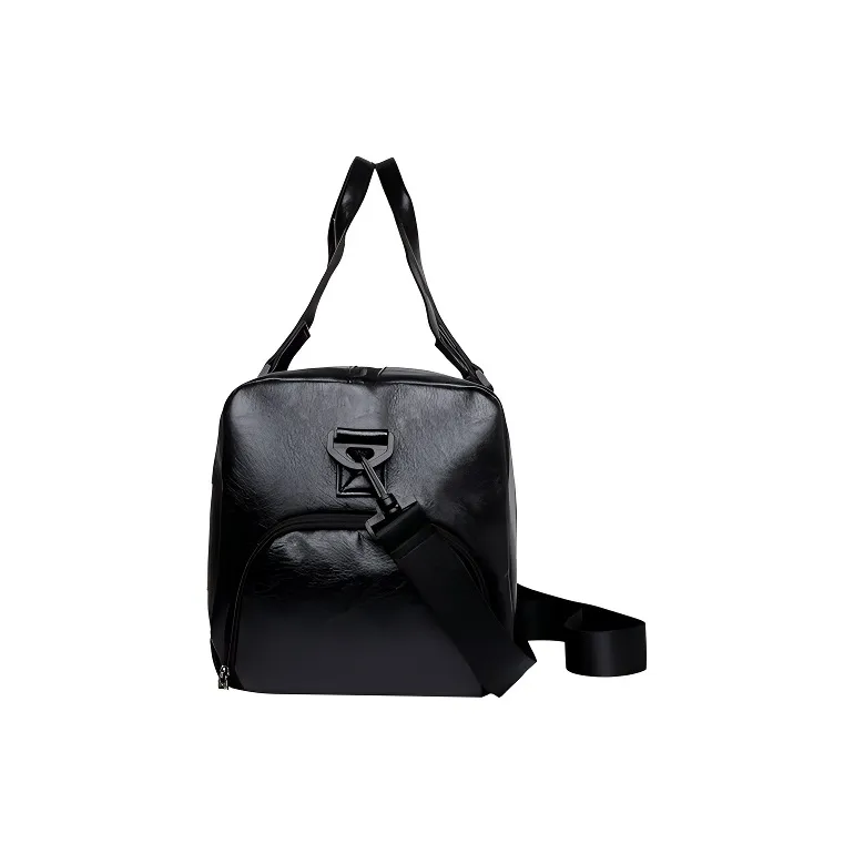 Mulinsen PU Travel Bag Men's Black/Brown-2