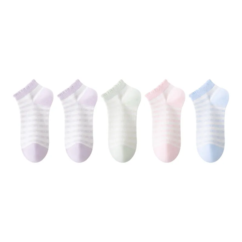 MIIOW No Show Socks Women's 5 Pack-20