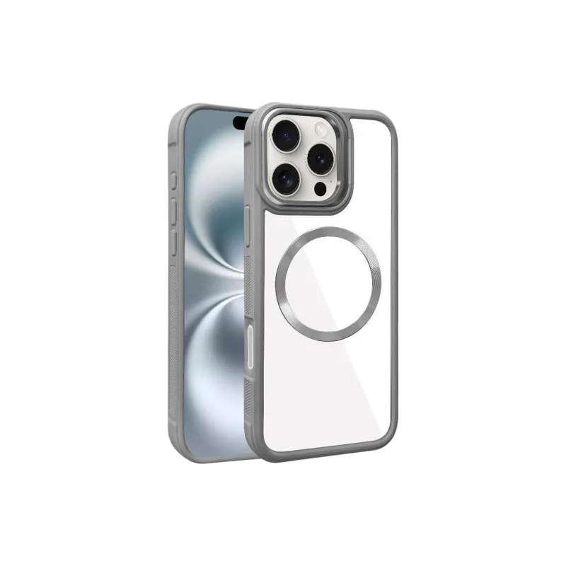 Record Star Acrylic Material Magnetic Electroplated Eye Phone Cases Compatibility IPhone15/16 Girlish-7