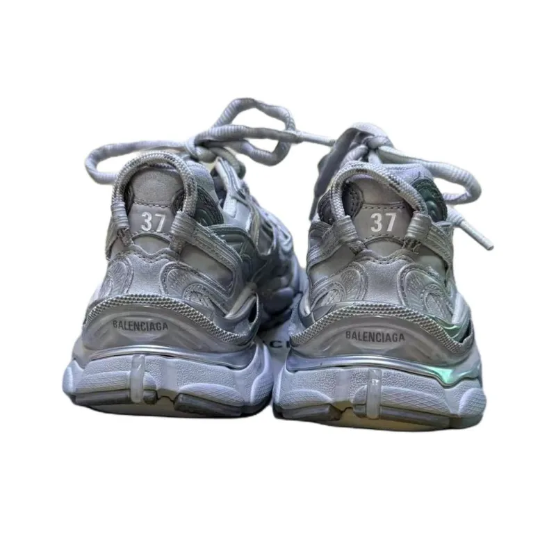 Balenciaga Runner2.0 Low Top Chunky Sneakers Women's Gray Silver-5