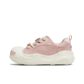 Teenmix Slip Resistant Cushioning, Abrasion Resistant, Height Increasing Low Top Skateboard Shoes Women's Pink
