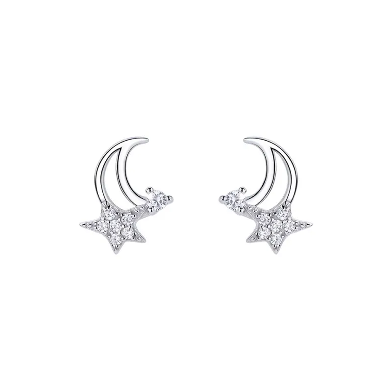 CENTURY&KINDLE 999 Fine Silver Stud Earrings Women's-0