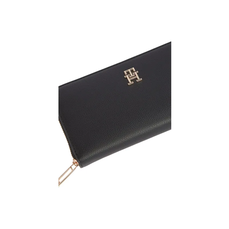 Tommy Hilfiger Polyester Wallet Regular Women's Black-3