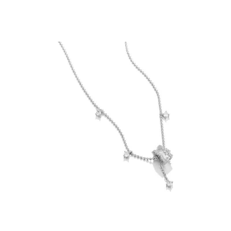Clect Synthetic Cubic Zirconia Necklaces Women's-2