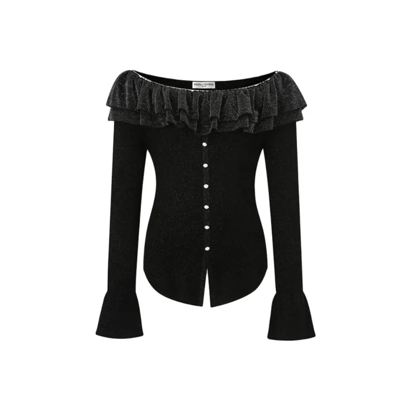 DIANA VEVINA Sweaters Women's Black-0