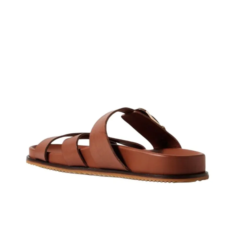 GABRIELA HEARST Slide Slippers Women's Brown-2