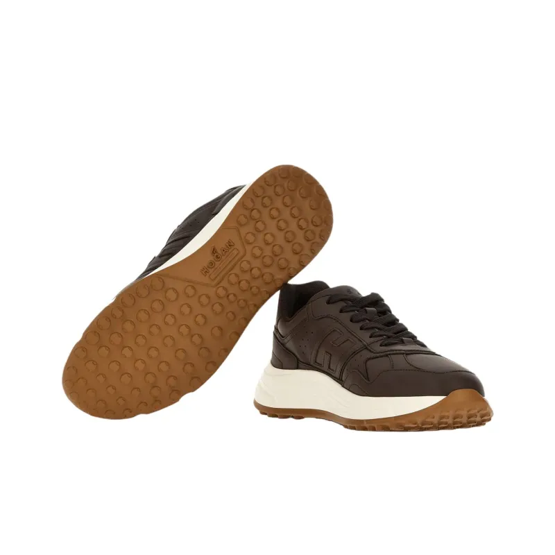 HOGAN Hyperlight Low Top Casual Shoes Men's Brown-5