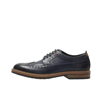Clarks Pitney Limit Dress Shoes Men's Blue