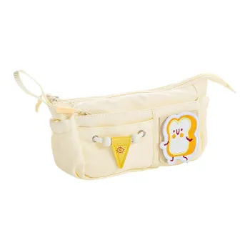 YUANPU Cute Refined Cheese Toast DIY Embroidery Pencil Case Multi Layer Storage Bag Pencil Case/pencil Box