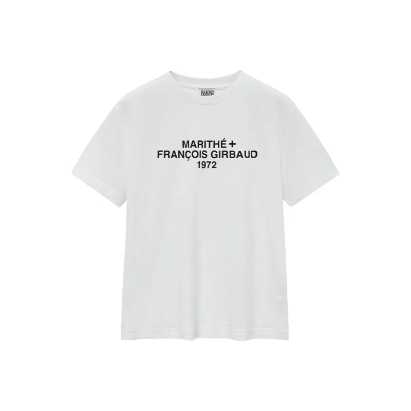 Marithe Francois Girbaud SS24 T Shirt Unisex White-0