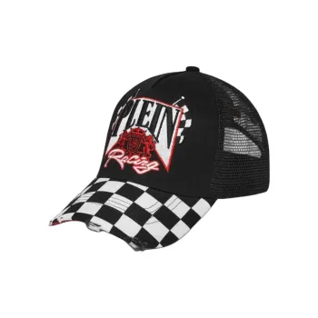 PHILIPP PLEIN Fabric Baseball Caps Women's Black