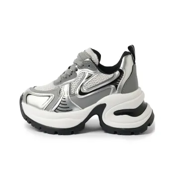 Rongcheng Shoe King Slip Resistant, Abrasion Resistant, Breathable, Moisture Wicking Low Top Chunky Sneakers Women's