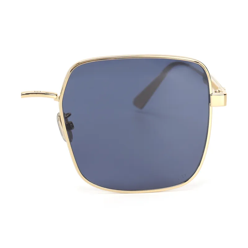 DIOR Cannage S1U Square Sunglasses Gold-4