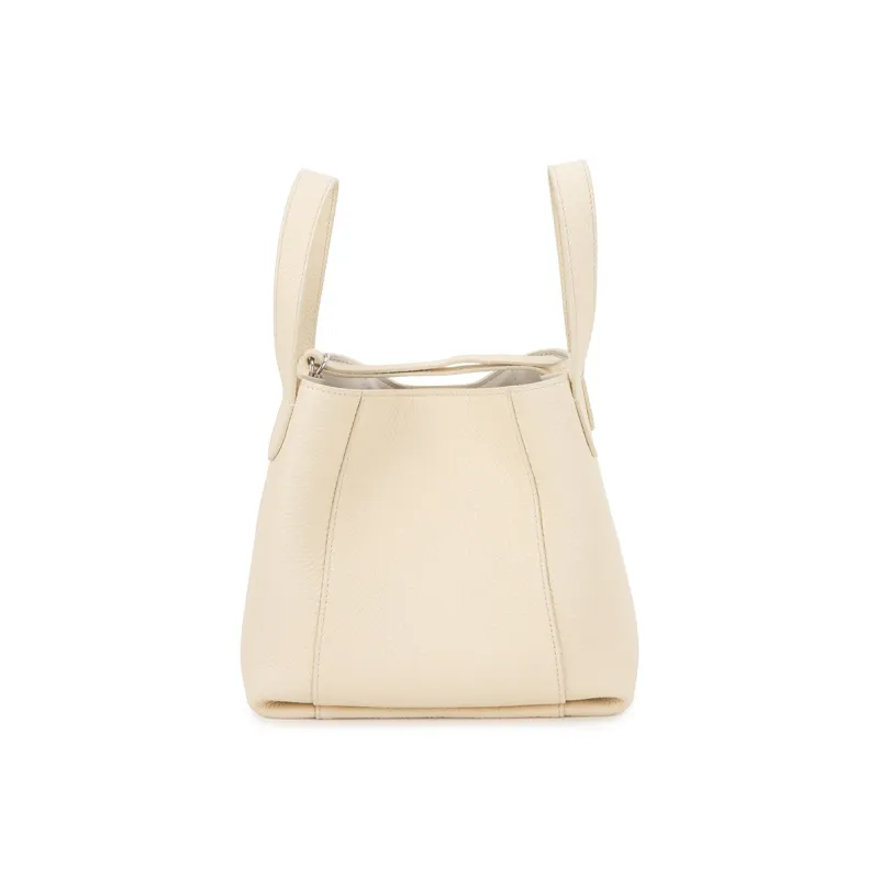 VENOF Top Grain Cow Leather Bucket Bag, Shoulder Bag, Crossbody Bag, Handbag Trumpets Women's Multicolor-6