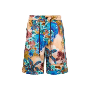 Roberto Cavalli Hawaii print Chino Shorts