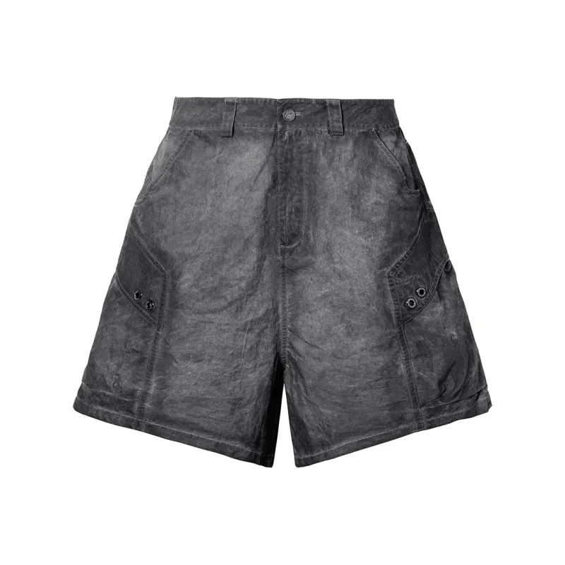 ROCAWEAR Casual Shorts Unisex Gray White-0