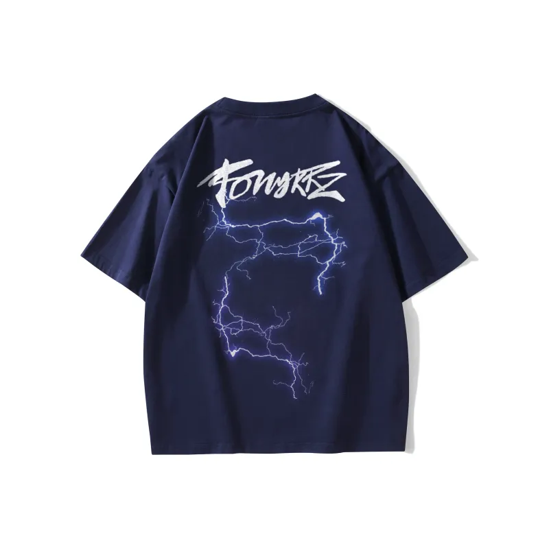 TONYKRZ T Shirts Unisex Navy Blue-1
