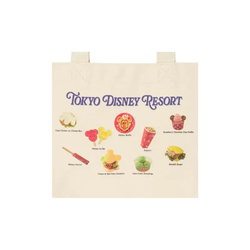 Disney Polyester Tote Bag, Shopping Bag, Handbag Women's Beige-4