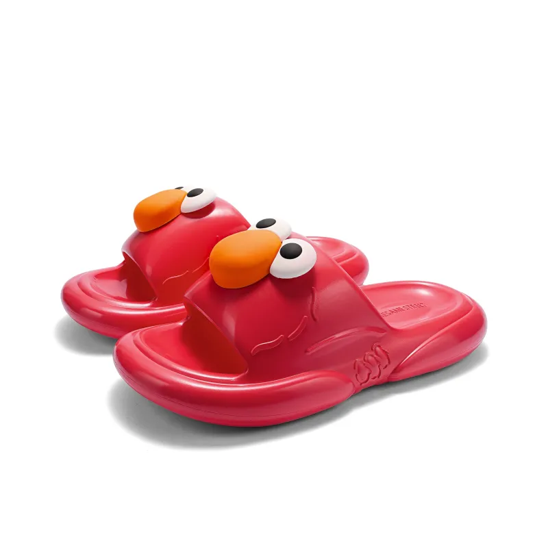 SESAME STREET Antibacterial Slip Resistant Abrasion Resistant Odor Resistant Slide Slippers Unisex-13