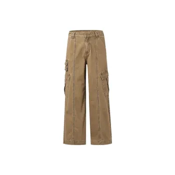 WHELVE Jeans Unisex Khaki