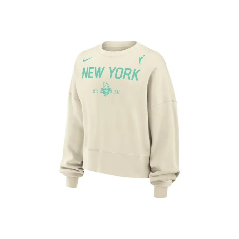 Nike New York Liberty Phoenix Fleece Women's Nike Wnba Crew Neck Sweatshirt-0