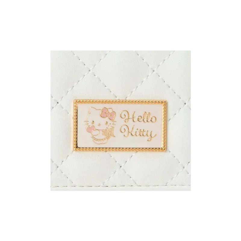 Sanrio Leather Wallet Regular Women's White-4