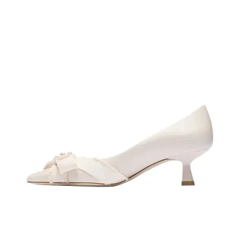Stuart Weitzman/SW Bowie Slim Heel High Heels 5cm Women's Ecru
