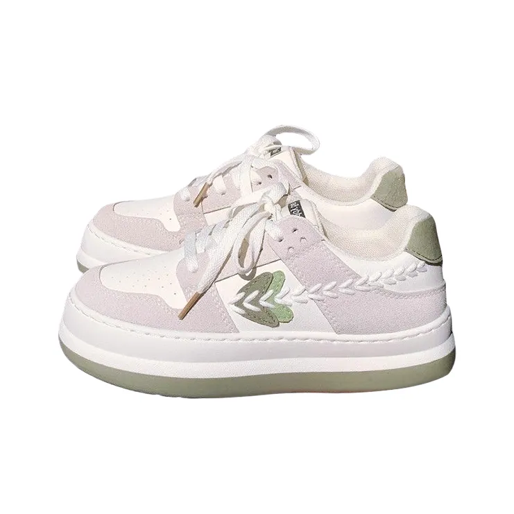 WJA Slip Resistant Shock Absorbers With Abrasion Resistant Properties Low Top Skateboard Shoes Women's-0