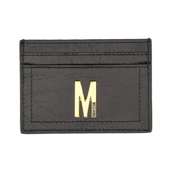 MOSCHINO Logo Plaque Card Holder