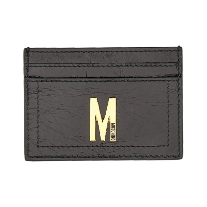 MOSCHINO Logo Plaque Card Holder-0