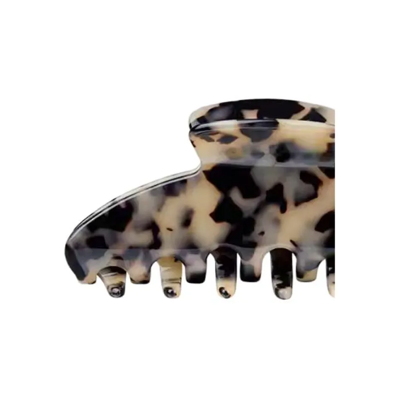 EVITA PERONI Acetate Plate Hair Clips Women's Brown-1