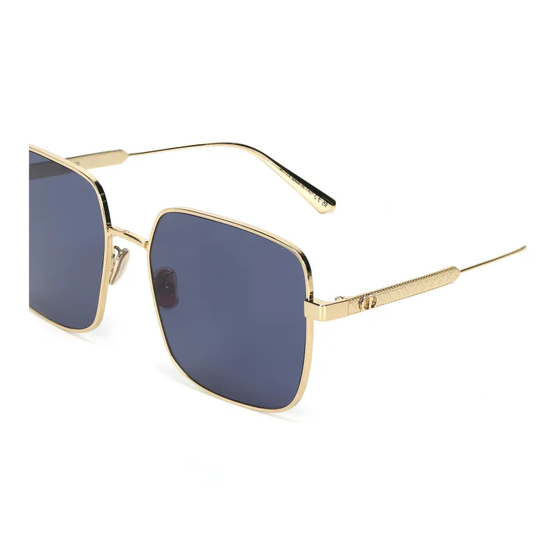 DIOR Cannage S1U Square Sunglasses Gold-3
