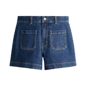H&M Denim Shorts Women's Denim Blue