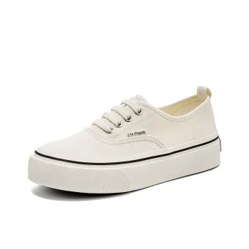 La Chapelle Low Top Canvas Shoes Women's Beige