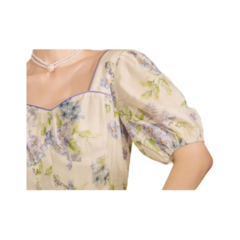 QIAOYUHUAZUN Short Sleeved Dresses Women's Multicolor-3