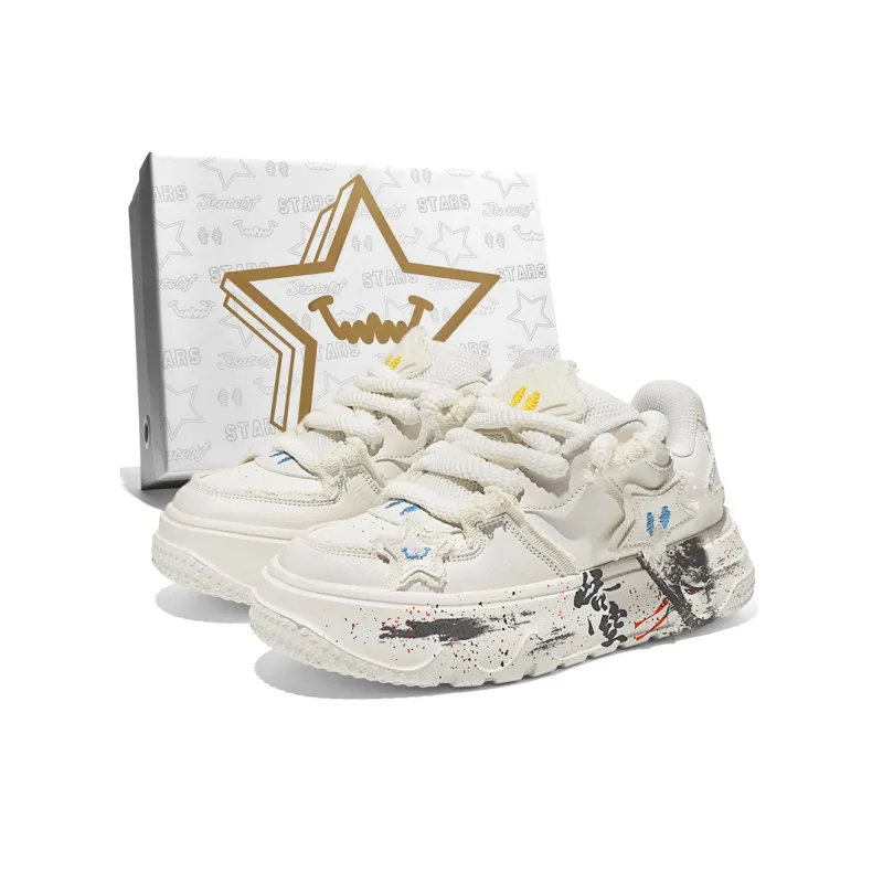 Stateof Stars Anti Slip Wear Resistant Low Top Skateboard Shoes Unisex-1