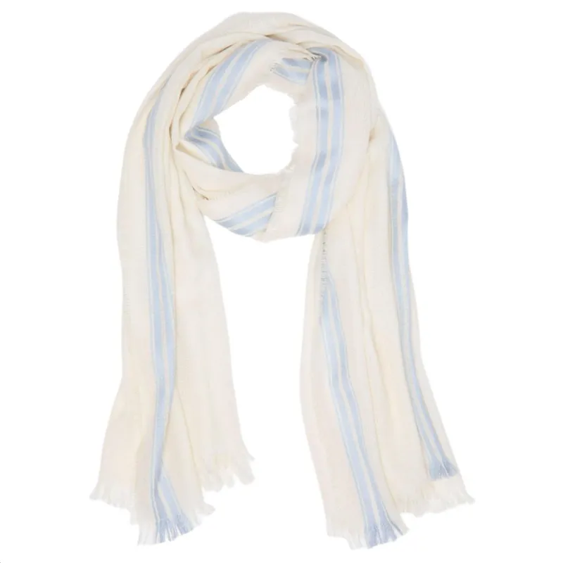 VINCE 64% Cashmere Knit Scarves Unisex Sand-1